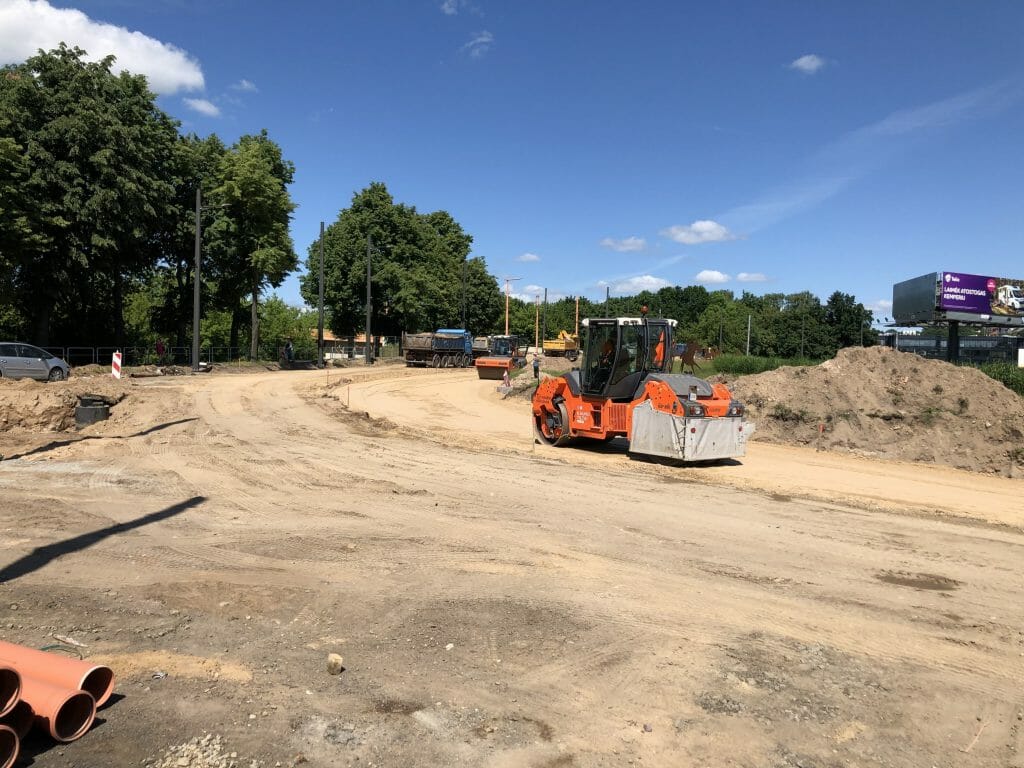 Kauno pilies žiedo rekonstrukcija, Šauklių ir Šv. Gertrūdos g. rekonstrukcija (Šauklių g., Šv. Gertrūdos g., P. Vileišio tiltas) - Street - construction photos