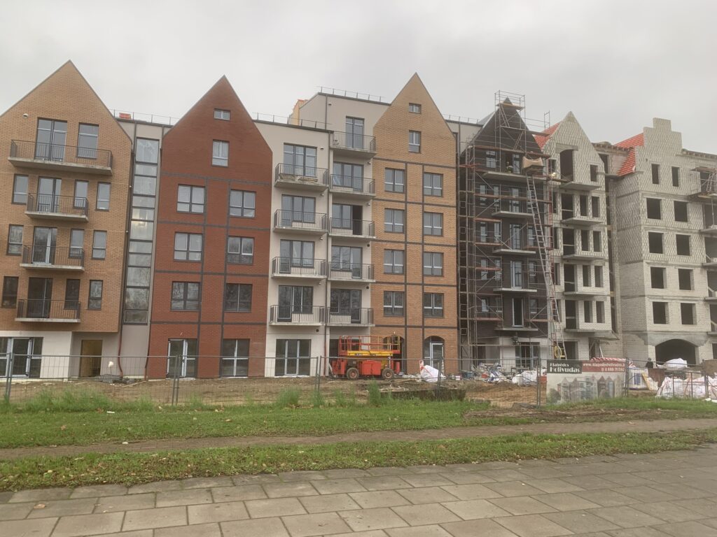 Klaipėdos Holivudas 1 etapas (M, L, K namai) (Kretingos g. 100) - Multi apartment - construction photos