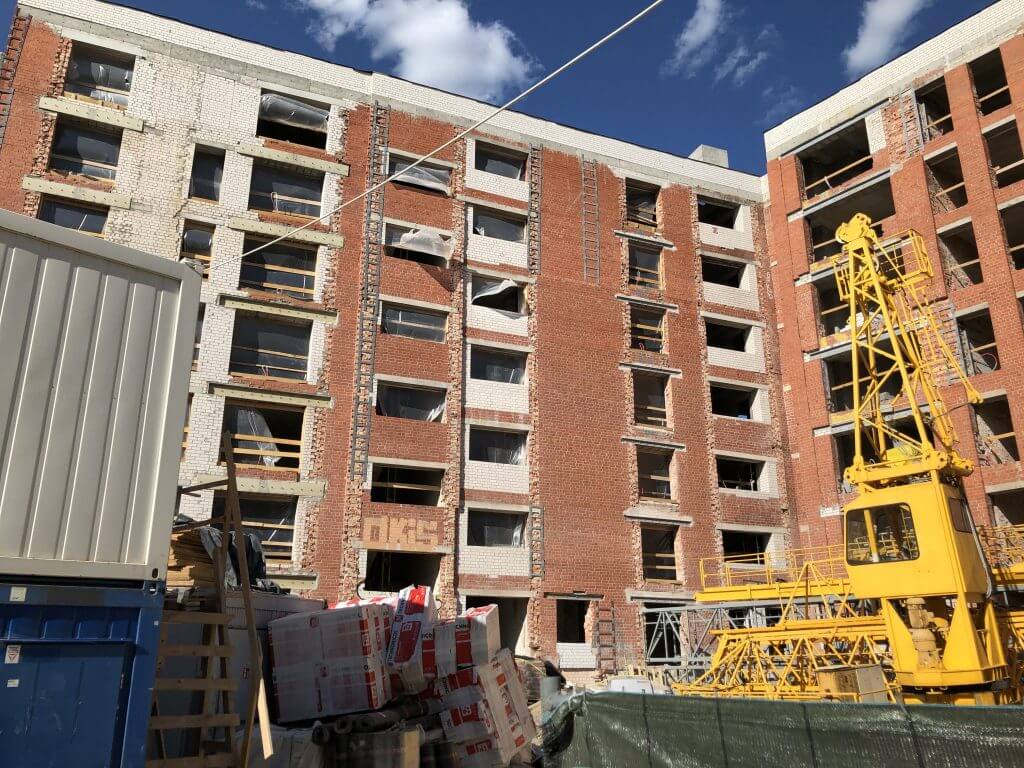 Sapiegų 19 (L. Sapiegos g. 19) - Multi apartment - construction photos