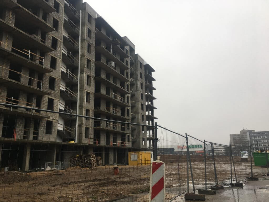 Trinapolio namai 1 etapas (Trinapolio g. 3) - Multi apartment - construction photos