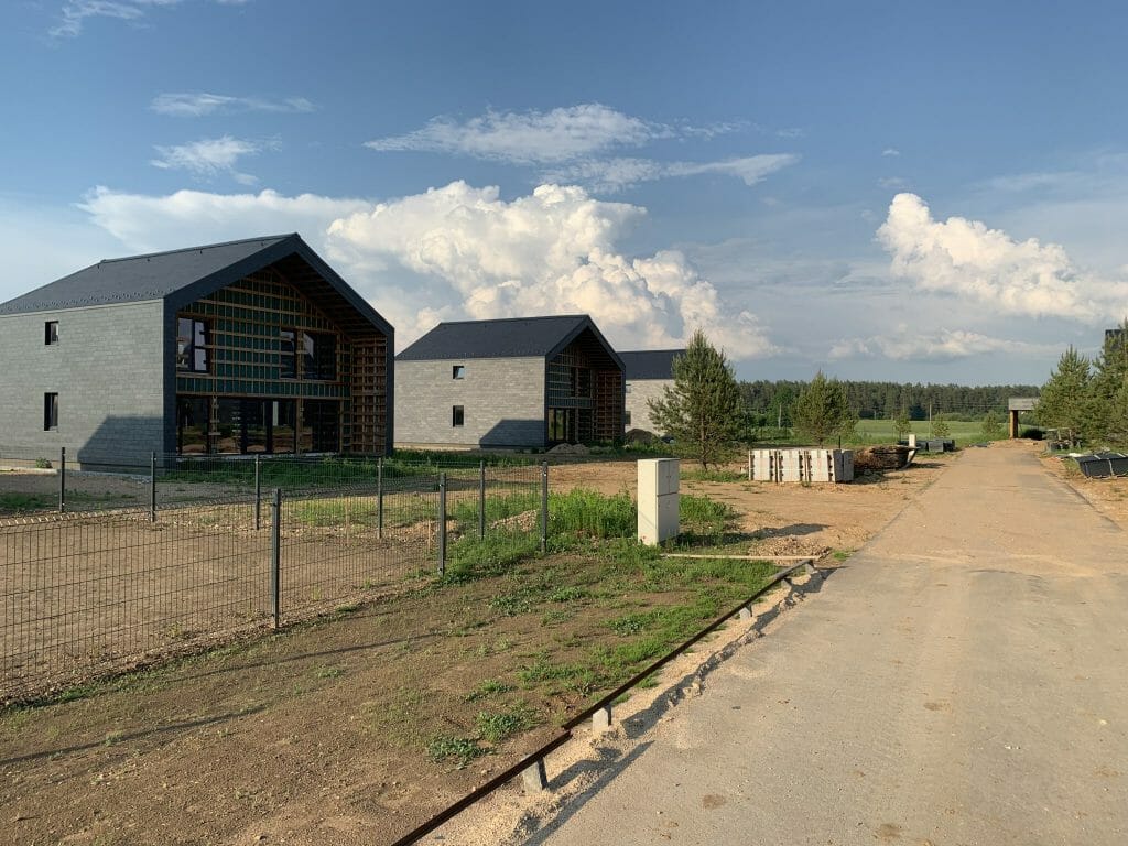 Akmenvilis (Šaltalankių g. 1) - Rindu mājas - būvdarbu attēli