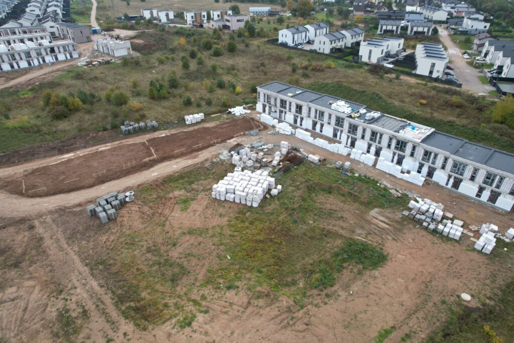 Suburbija 2.0 (Žozefo Pusjė g. 50) - Row housing - construction photos