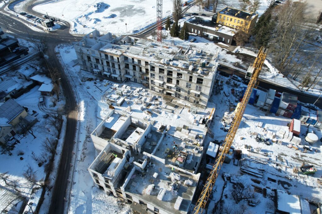 LINK TEN (Linkmenų g. 19) - Multi apartment - construction photos