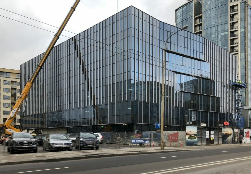 Wave (Savanorių pr. 5) - Office center - construction photos