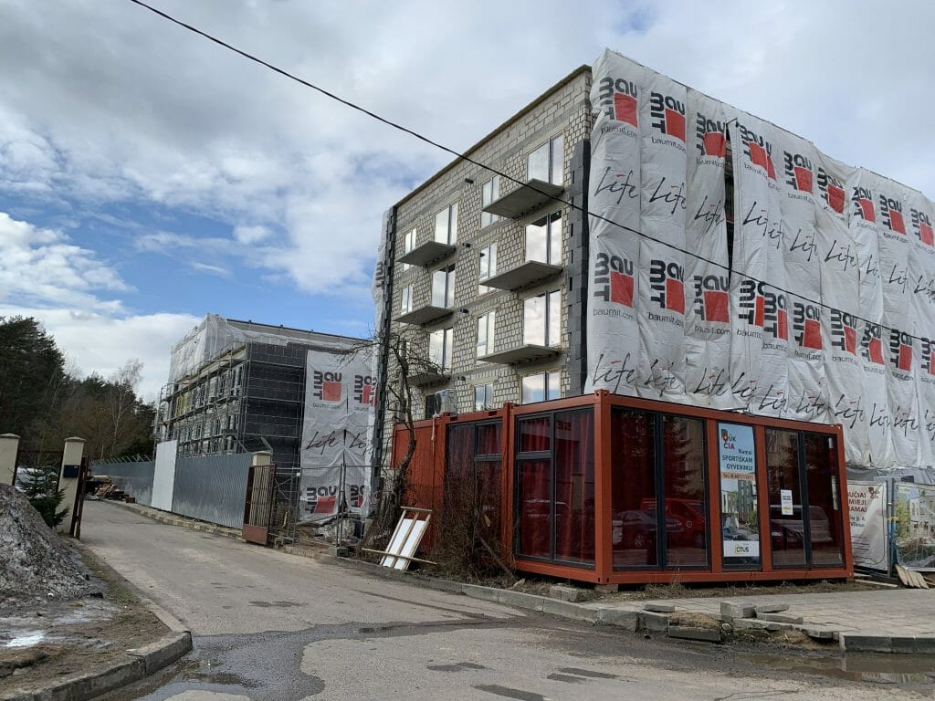 Būk čia (Bukčių g. 6) - Multi apartment - construction photos