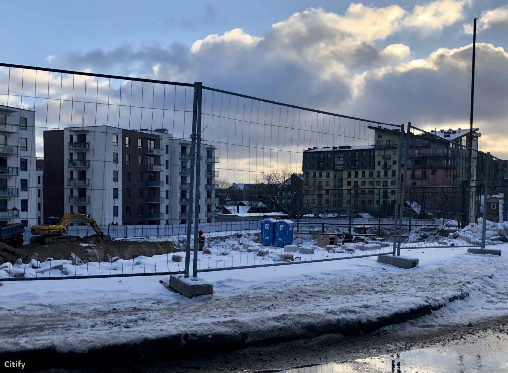 Žvėryno City (Paribio g. 12) - Multi apartment - construction photos