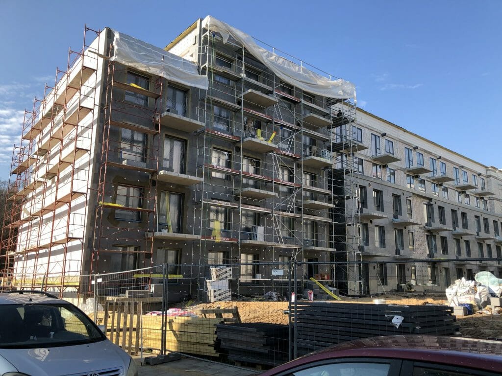 Ozo kvartetas (Jurgio Lebedžio g. 9) - Multi apartment - construction photos