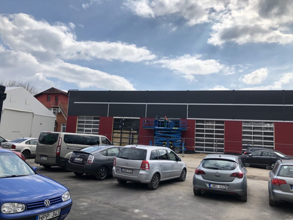 Priešgaisrinis depas (Rolando Jankausko g. 2) - Administrative - construction photos