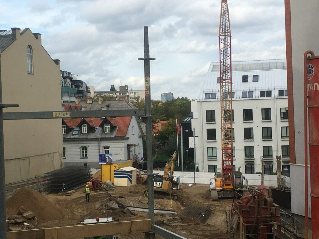 Lietuvos draudimo administracinis B10 (J. Basanavičiaus g. 10) - Multi apartment, Office center - construction photos