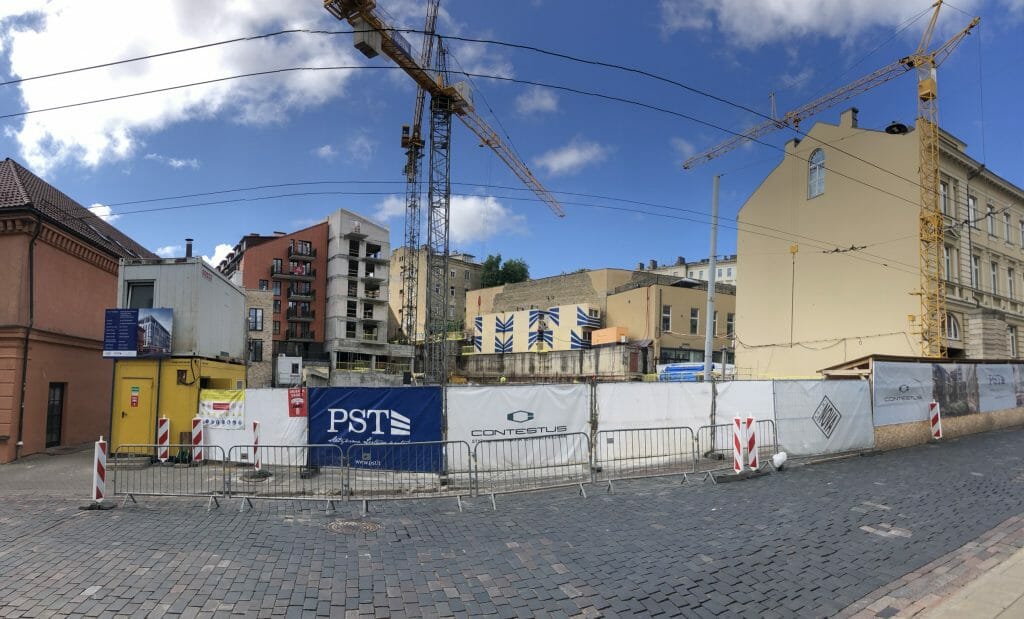 Lietuvos draudimo administracinis B10 (J. Basanavičiaus g. 10) - Multi apartment, Office center - construction photos