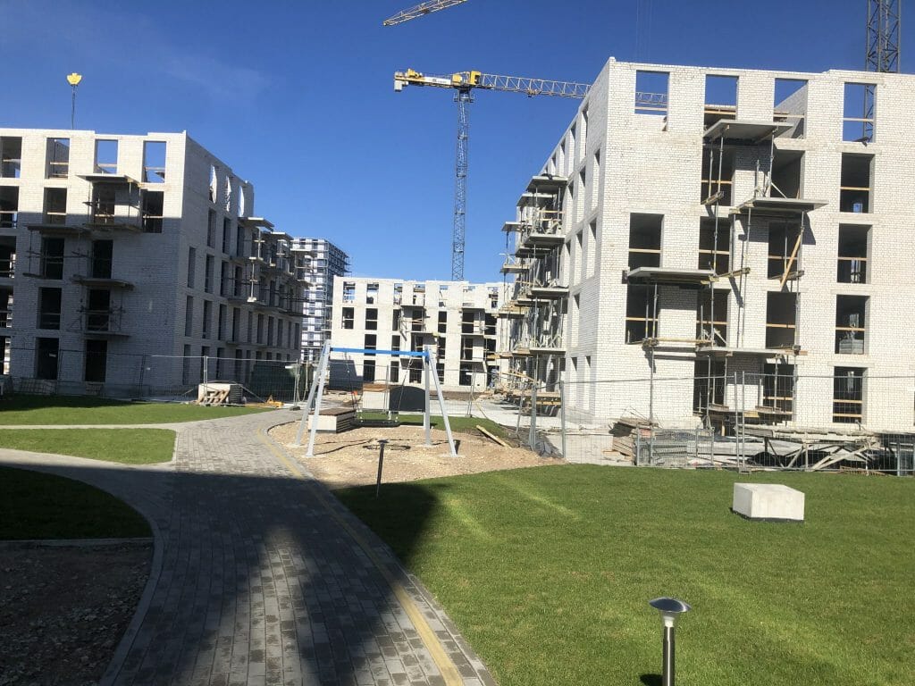 Centro rezidencija 3 etapas (Rinktinės g. 3) - Daugiabutis - statybų nuotraukos