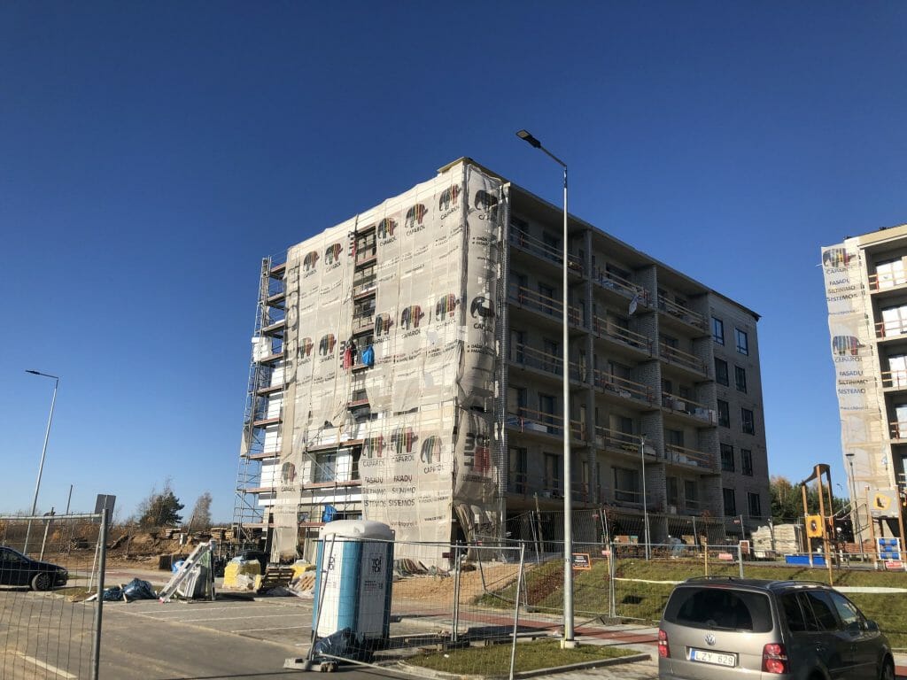 Martyno namai 2 (M. Mažvydo g. 25, 27, L. Rėzos al. 6) - Multi apartment - construction photos