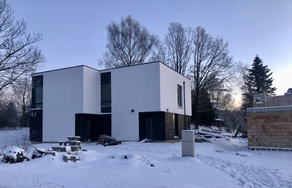 Rokantiškių namai (Rokantiškių g. 4E) - Row housing - construction photos