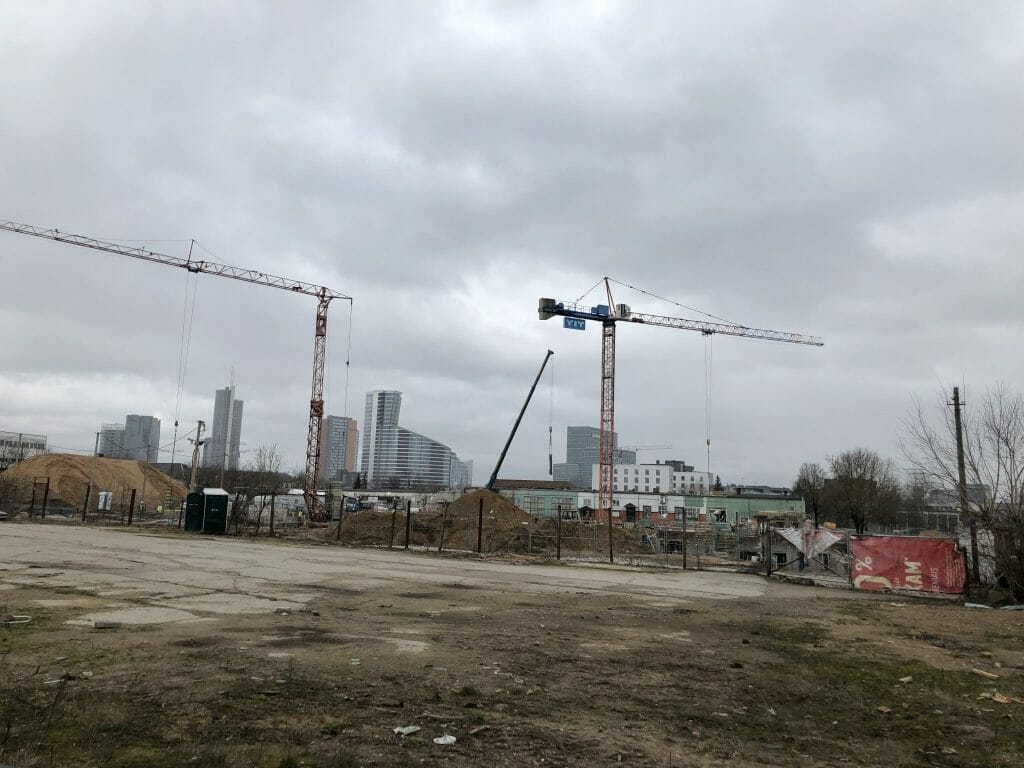 Naujasis Skansenas 1 etapas (Linkmenų g. 15) - Multi apartment - construction photos