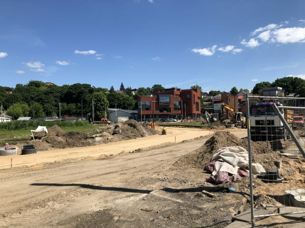 Kauno pilies žiedo rekonstrukcija, Šauklių ir Šv. Gertrūdos g. rekonstrukcija (Šauklių g., Šv. Gertrūdos g., P. Vileišio tiltas) - Street - construction photos