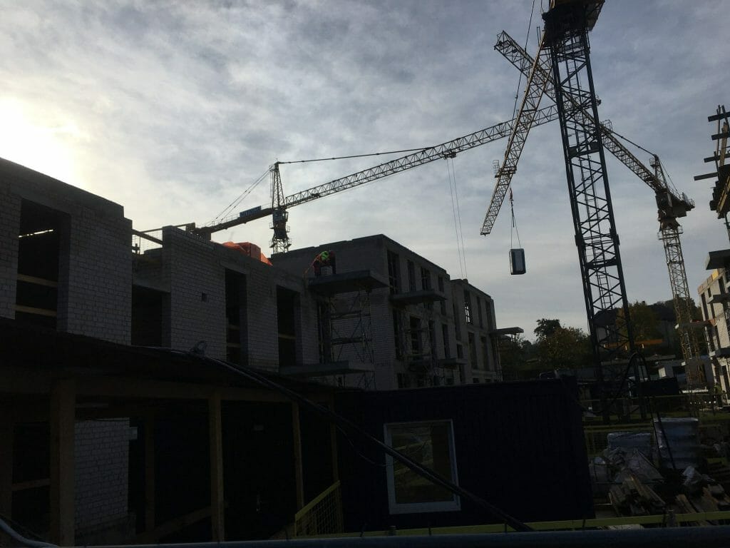 PAUPYS 7 etapas (Aukštaičių g. 19, Paupio g. 50) - Multi apartment - construction photos