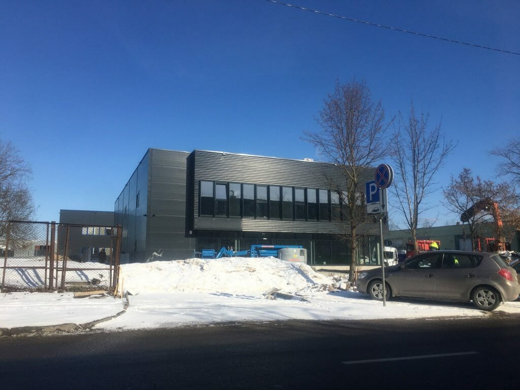 J. Dobkevičiaus g. 10 (Jurgio Dobkevičiaus g. 10) - Non-food store, Warehouse / Distribution center - construction photos
