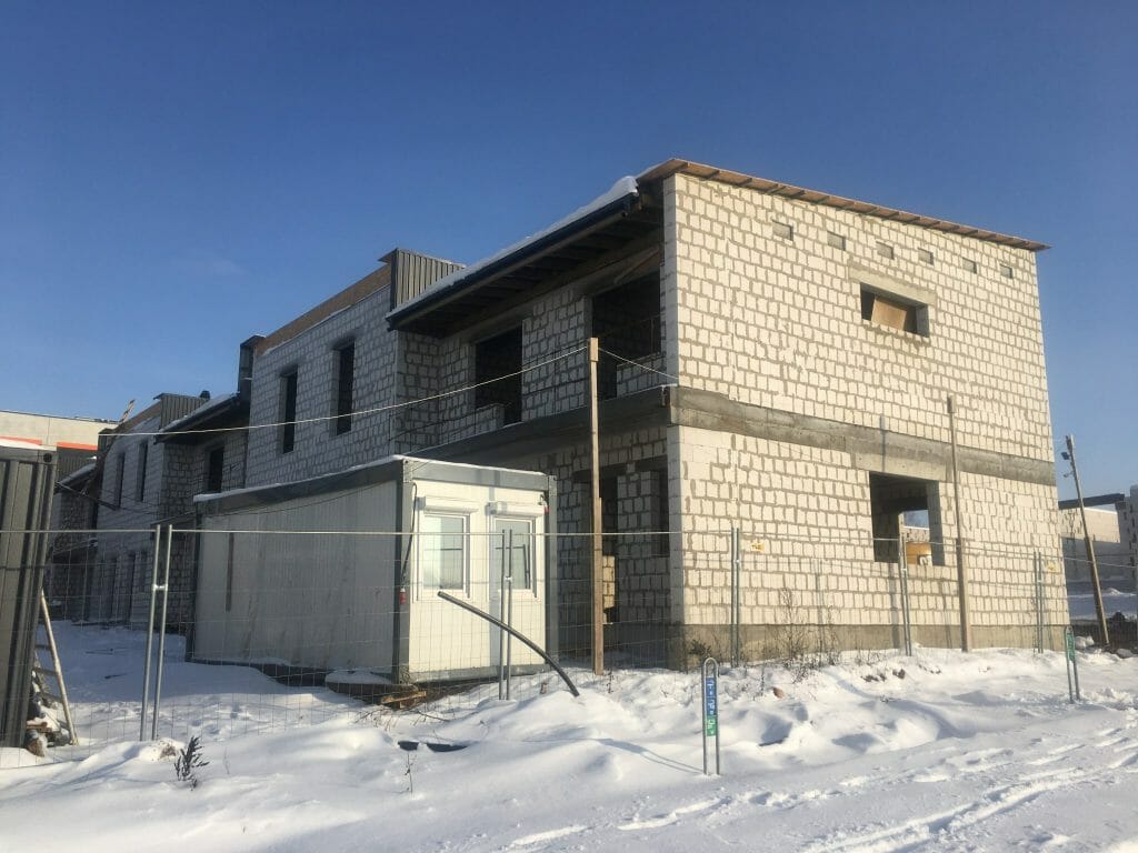 Lukšinės namai (Albanų g. 10) (Albanų g. 10) - Row housing - construction photos