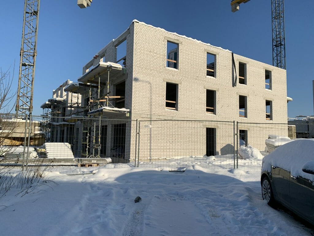 7 vakarai (Budiniškių g. 6, 8) - Multi apartment - construction photos
