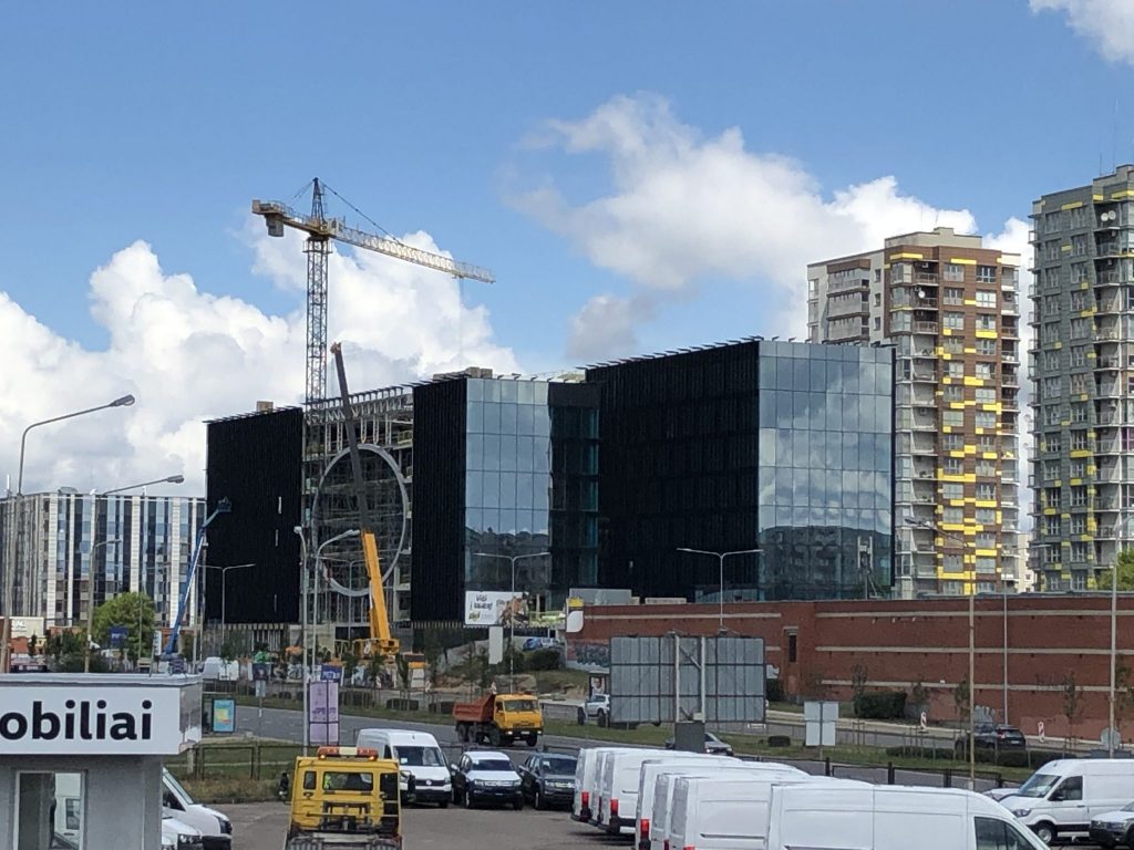 U219 (Ukmergės g. 219) - Office center - construction photos