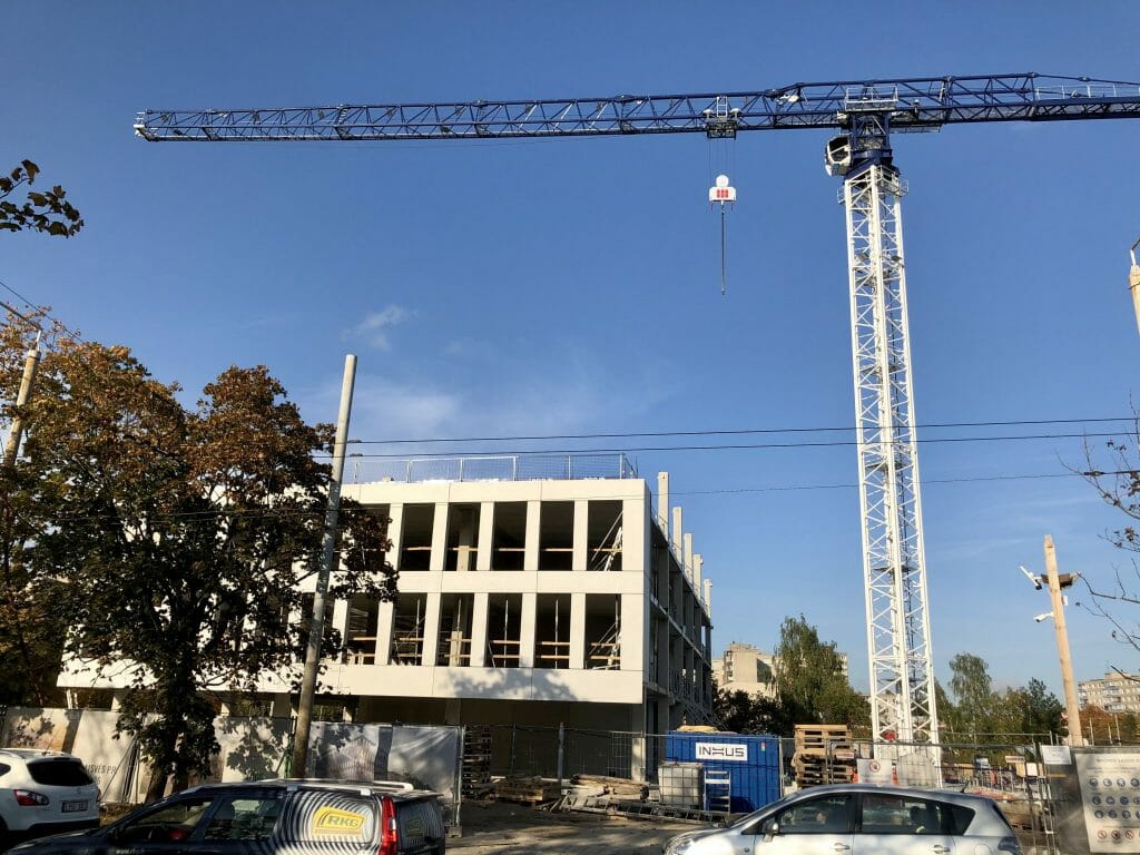 Freedom 36 (Laisvės pr. 36) - Office center - construction photos