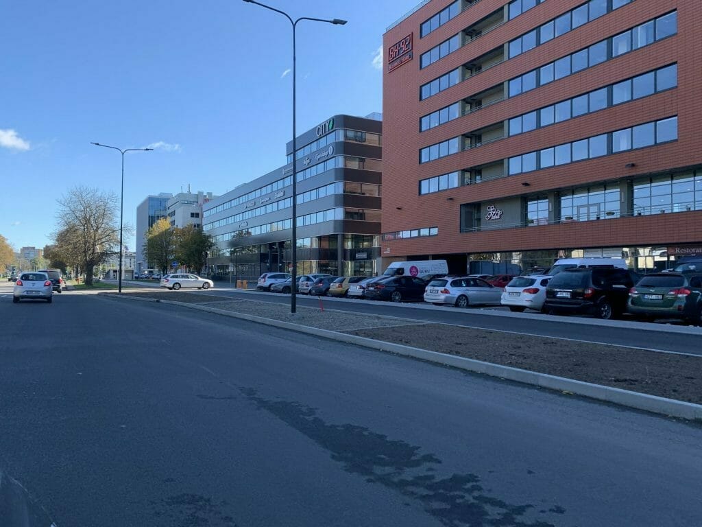 Žalgirio g. dviračių takas (Žalgirio g.) - Bike path - construction photos