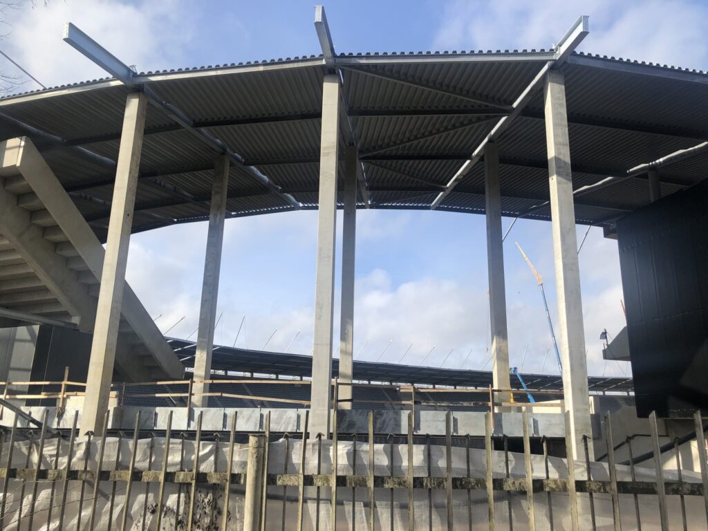 Dariaus ir Girėno stadionas (Perkūno al. 5) - Sports arena - construction photos