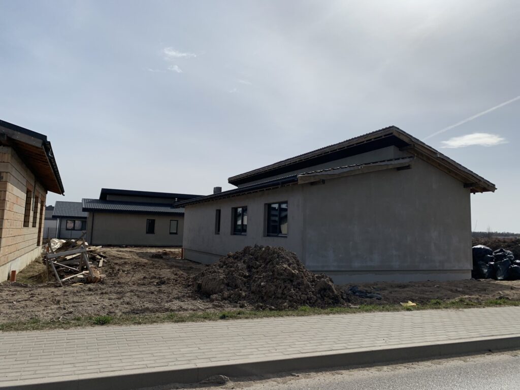 17 perlų (Uždaroji g.) - Private house community - construction photos