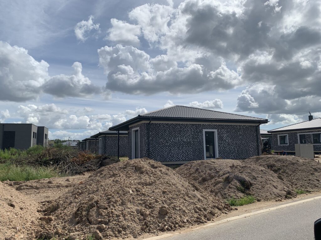 M. ir P. Šalčių g. 71 (M. ir P. Šalčių g. 71) - Private house community - construction photos