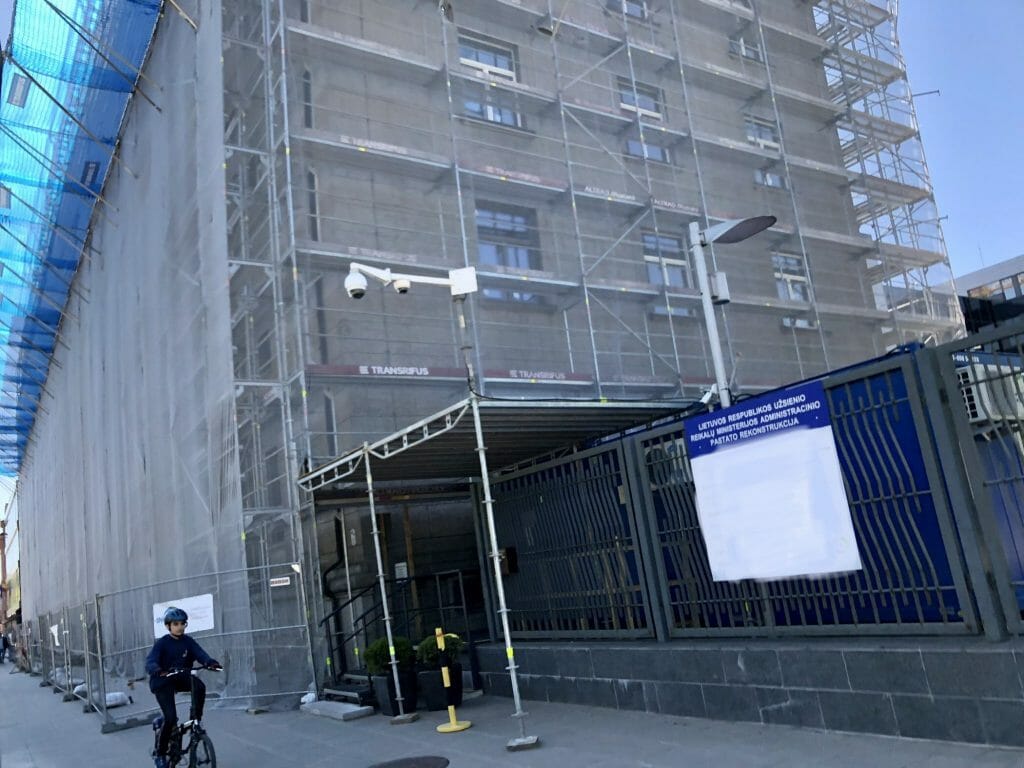 LR Užsienio reikalų ministerijos rekonstrukcija (J. Tumo-Vaižganto g. 2) - Administratīvā ēka - būvdarbu attēli