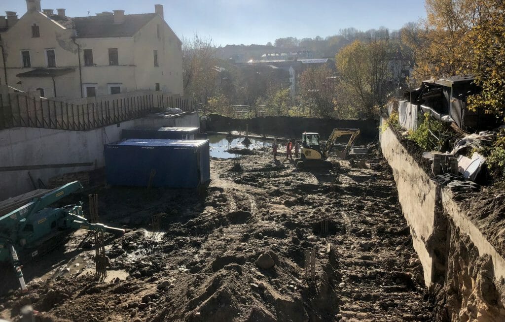 Užupio ložės (Polocko g. 7A) - Multi apartment - construction photos