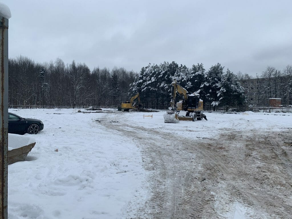 Jomanto parkas 1-2 etapai (Baltupio g. 61A) - Multi apartment - construction photos