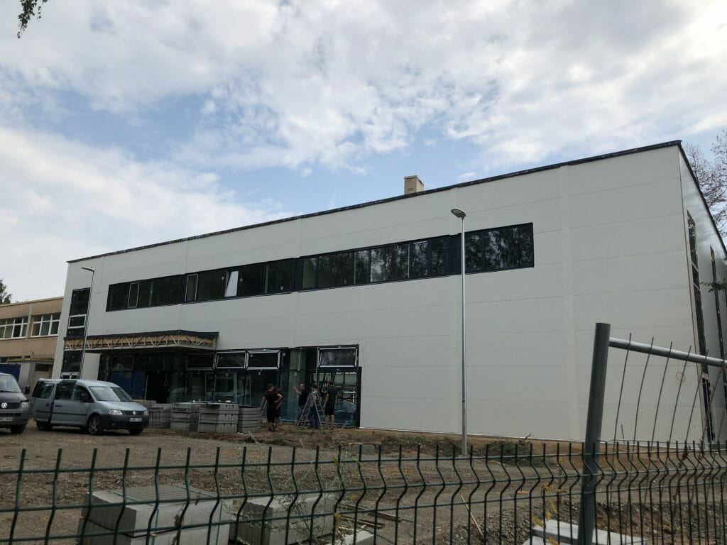 Pranciškaus Skorinos gimnazijos priestatas (Sietyno g. 21) - Science institution - construction photos