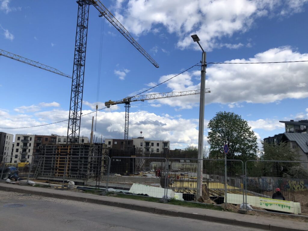 Žvėryno City (Paribio g. 12) - Multi apartment - construction photos