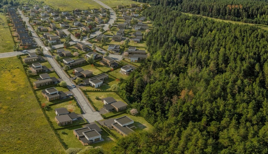 Miško panorama (Onuškio g.) - Maatükid - visuaalne