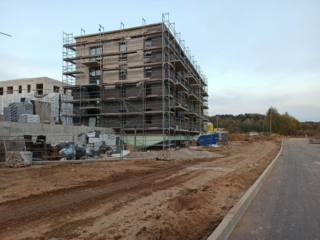 Lazdynėlių vingis 5-6 etapai (Žaibo g. 1, 3) - Multi apartment - construction photos