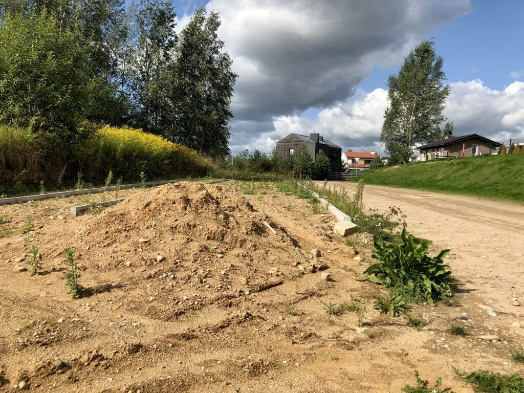 J. Bretkūno ir Piliavos g. atkarpos (J. Bretkūno g.) - Velosipēdu ceļš, Iela - būvdarbu attēli