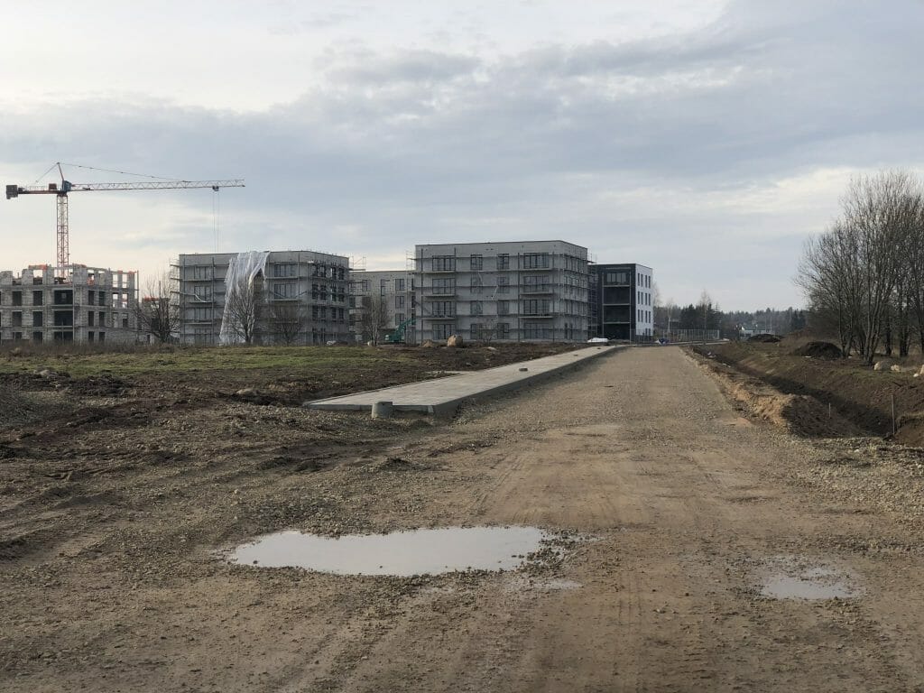 Dangeručio g. ir Daujoto g. (Dangeručio g.) - Street - construction photos