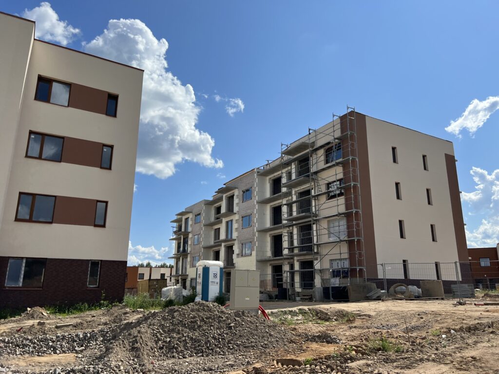 Horizontai (rytų, pietų, šiaurės) (Simono Grunau g. 34, 36, 38) - Multi apartment - construction photos
