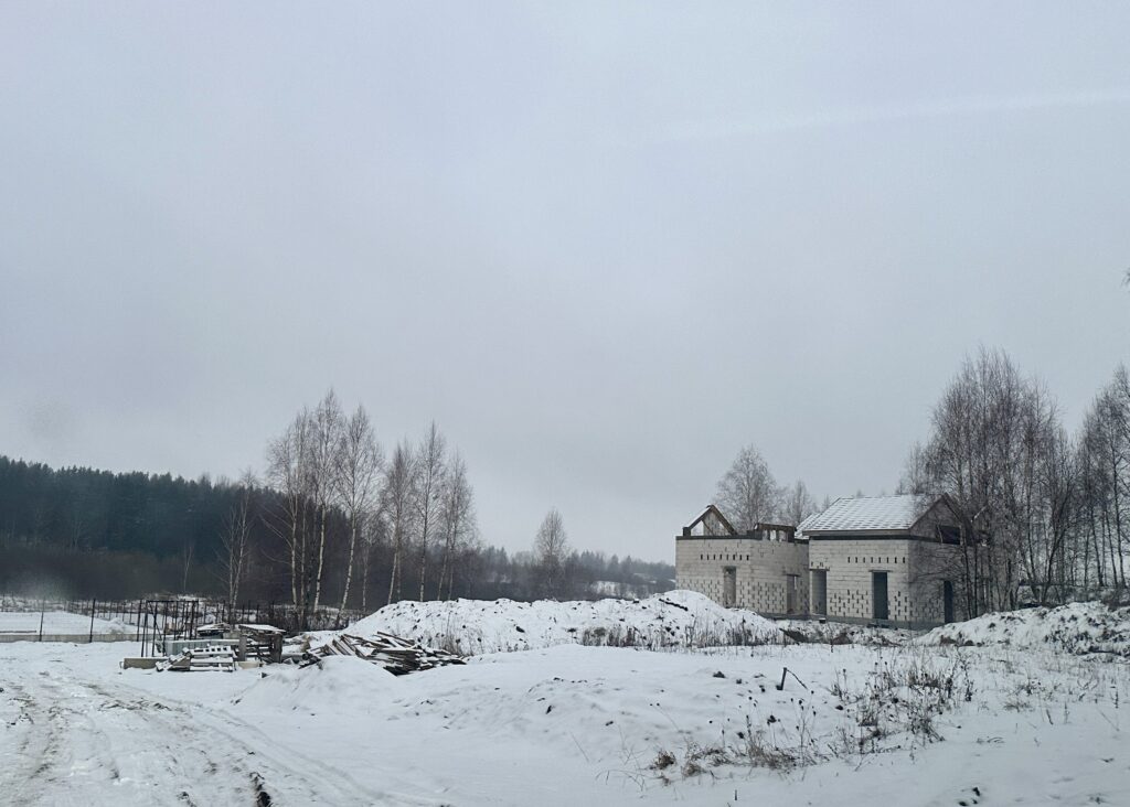 Beržų kampelis (Gluosnių g. 9A, 9B, 9C, Didžiasalio k.) - Row housing - construction photos