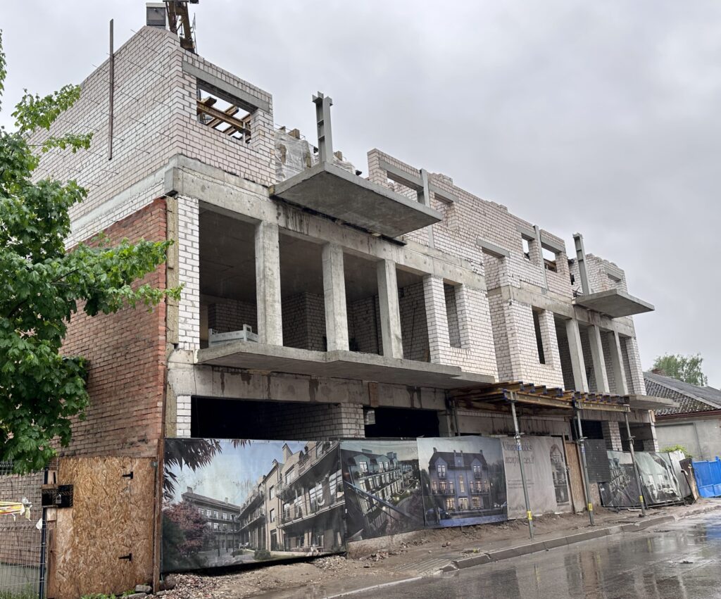 Užupio ložės (Polocko g. 7A) - Multi apartment - construction photos