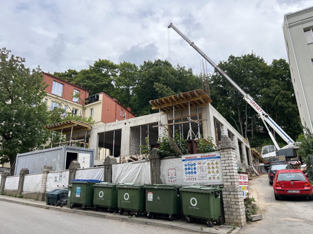 T12 (Totorių g. 12) - Multi apartment - construction photos