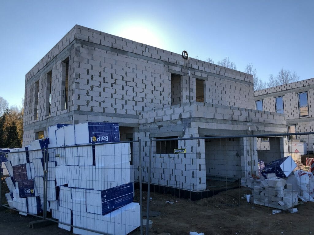 Namai prie miško (A. Mickevičiaus g. 137, 139, 141) - Private house community - construction photos