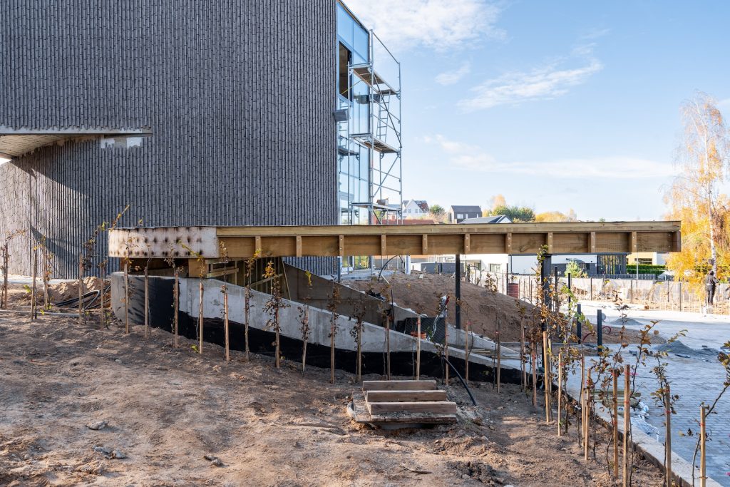 Duonos kalnas 1 etapas (Duonos Kalno g. 20, 22, 24, 26) - Private house community - construction photos