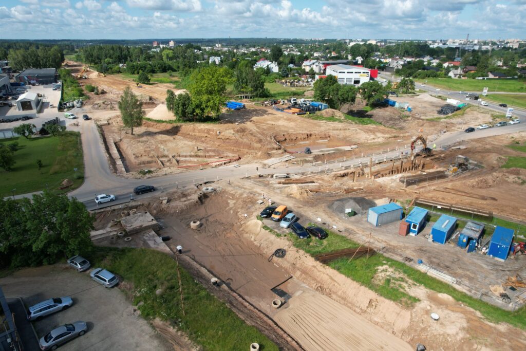 Kauno pietrytinis aplinkelis 1 etapas (Pietrytinis aplinkkelis) - Road - construction photos