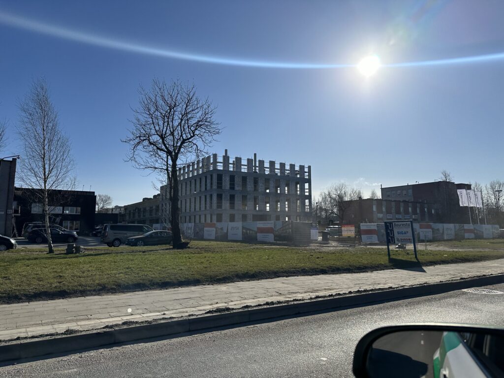 2BYSA (Dubysos g. 58A) - Shopping center - construction photos