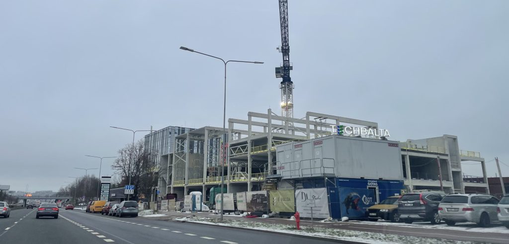 PC PIKAS (Ukmergės g. 221) - Shopping center - construction photos