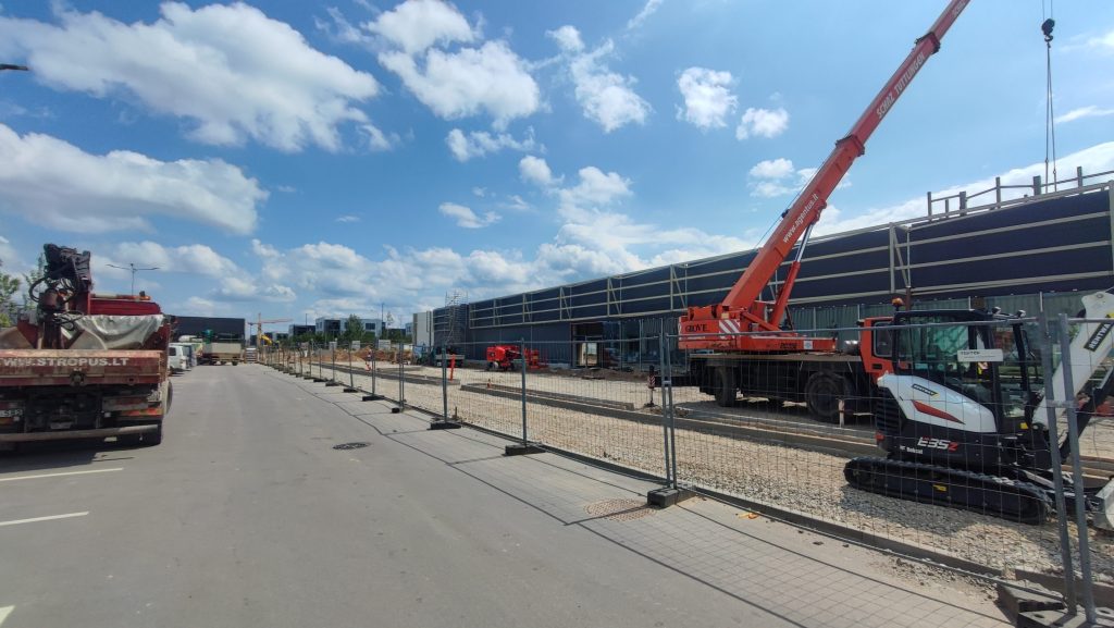 Dangeručio g. 2, 4 (Dangeručio g. 2, 4) - Shopping center - construction photos