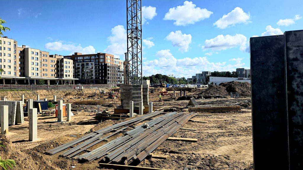 Just-in 1 etapas (A, B, C) (Justiniškių g. 126) - Daugiabutis - statybų nuotraukos