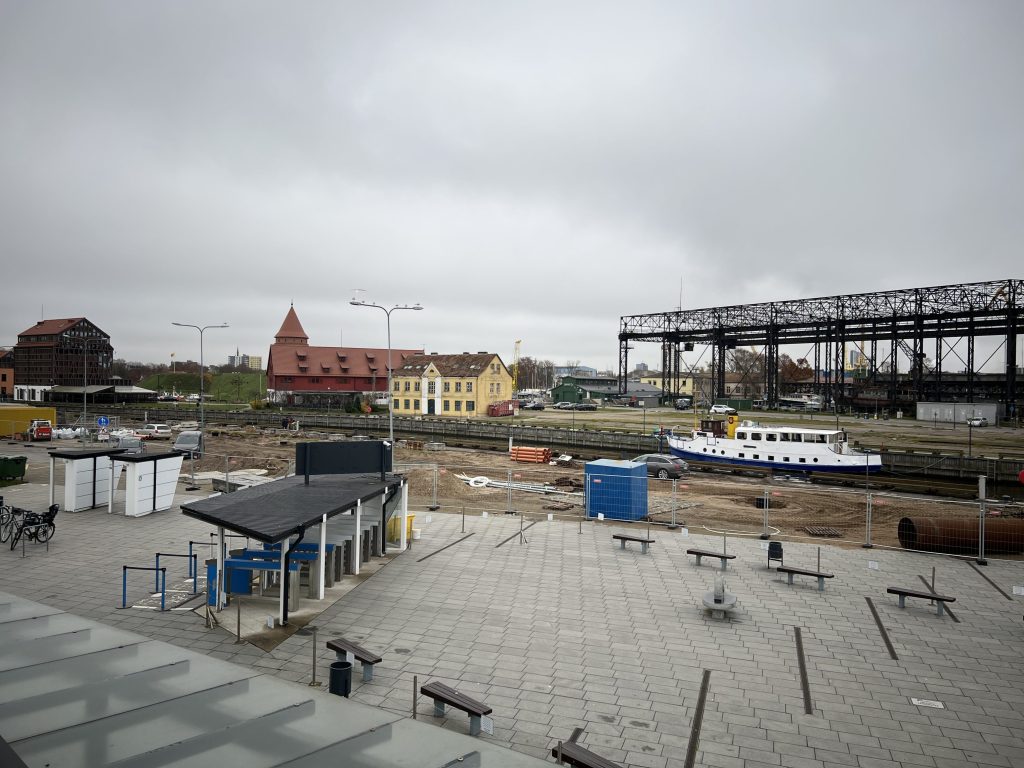 Šiaurės rago skveras (Danės g.) - Park, Kõnnitee, Promenaad - ehituse fotod